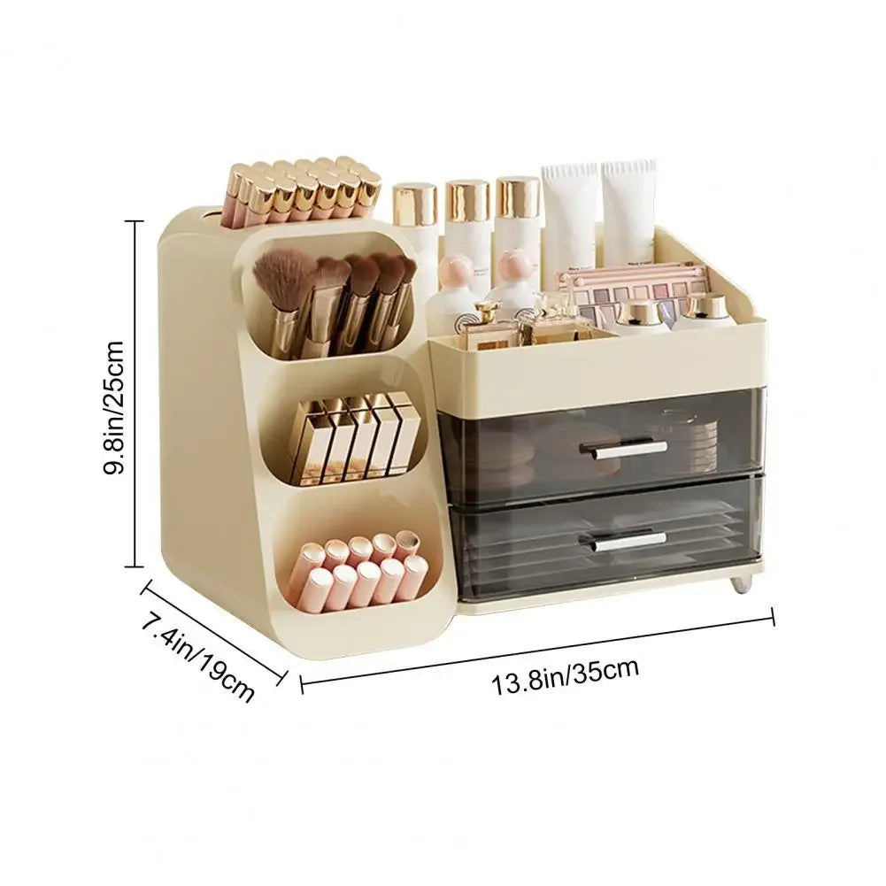 Vanity Storage Box Large Capacity Makeup Organizer - Clarify.pk