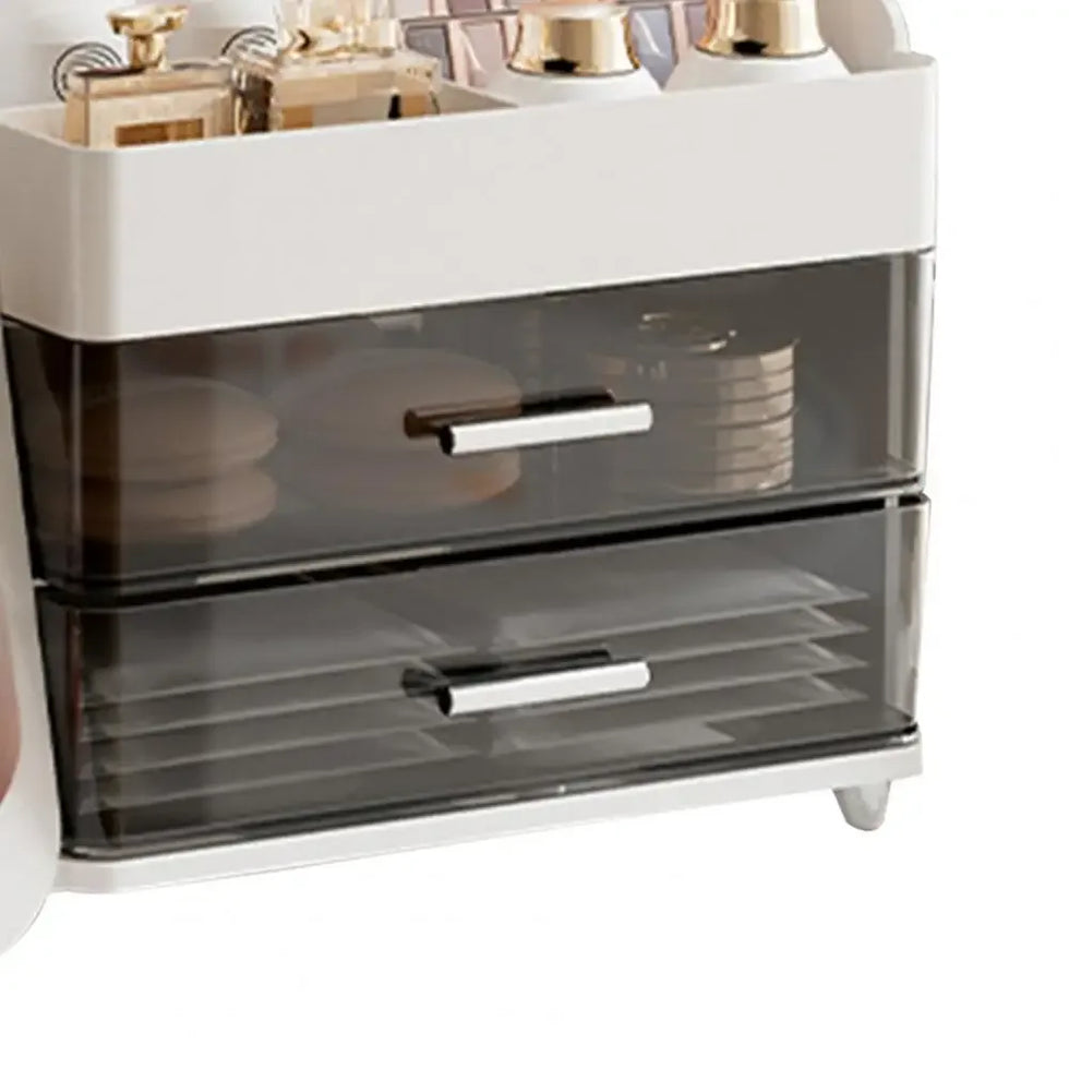 Vanity Storage Box Large Capacity Makeup Organizer - Clarify.pk