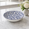 Danny Home Porcelain Deep Plate - Blue and White Floral