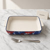 Danny Home Ceramic Baking Dish - Rectangular Blue Floral