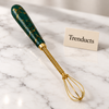 Mini Coffee Beater - Marble Handle Hand Whisk (Random)