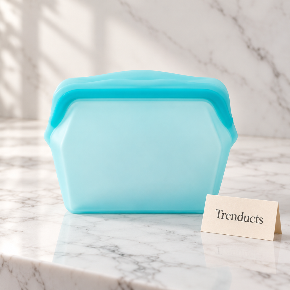 Reusable Silicone Storage Bag - Leak-Proof Food Bag