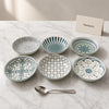 Danny Home Porcelain Dish Set 6 Pieces - Patterned