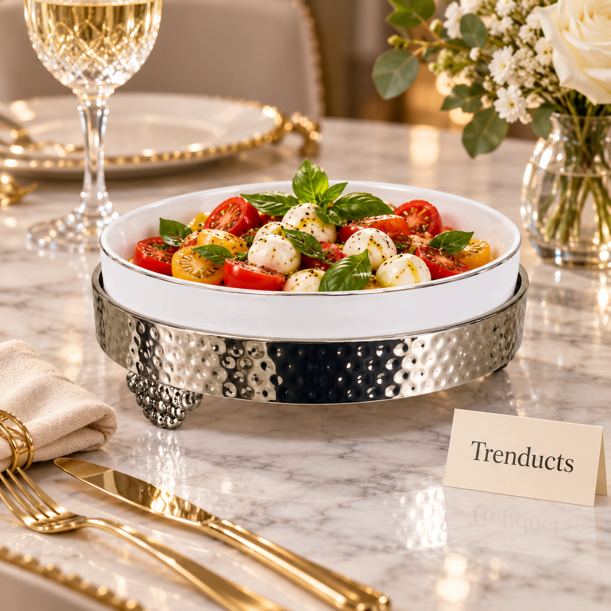 Brilliant Round Plate with Stand