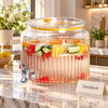 Acrylic Juice Dispenser with Tap for Water and Drinks