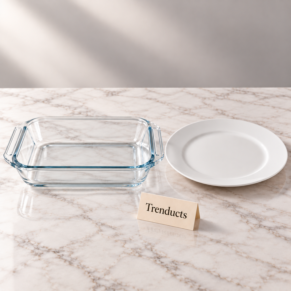 Danny Home Glass Baking Pan - Rectangular with Handles
