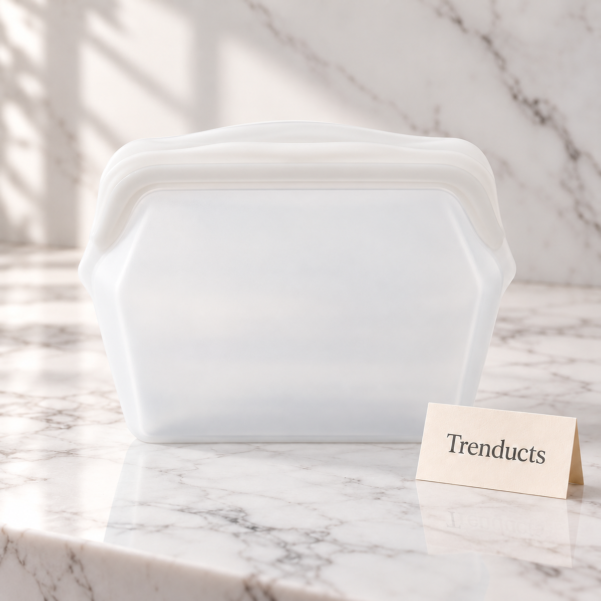 Reusable Silicone Storage Bag - Leak-Proof Food Bag
