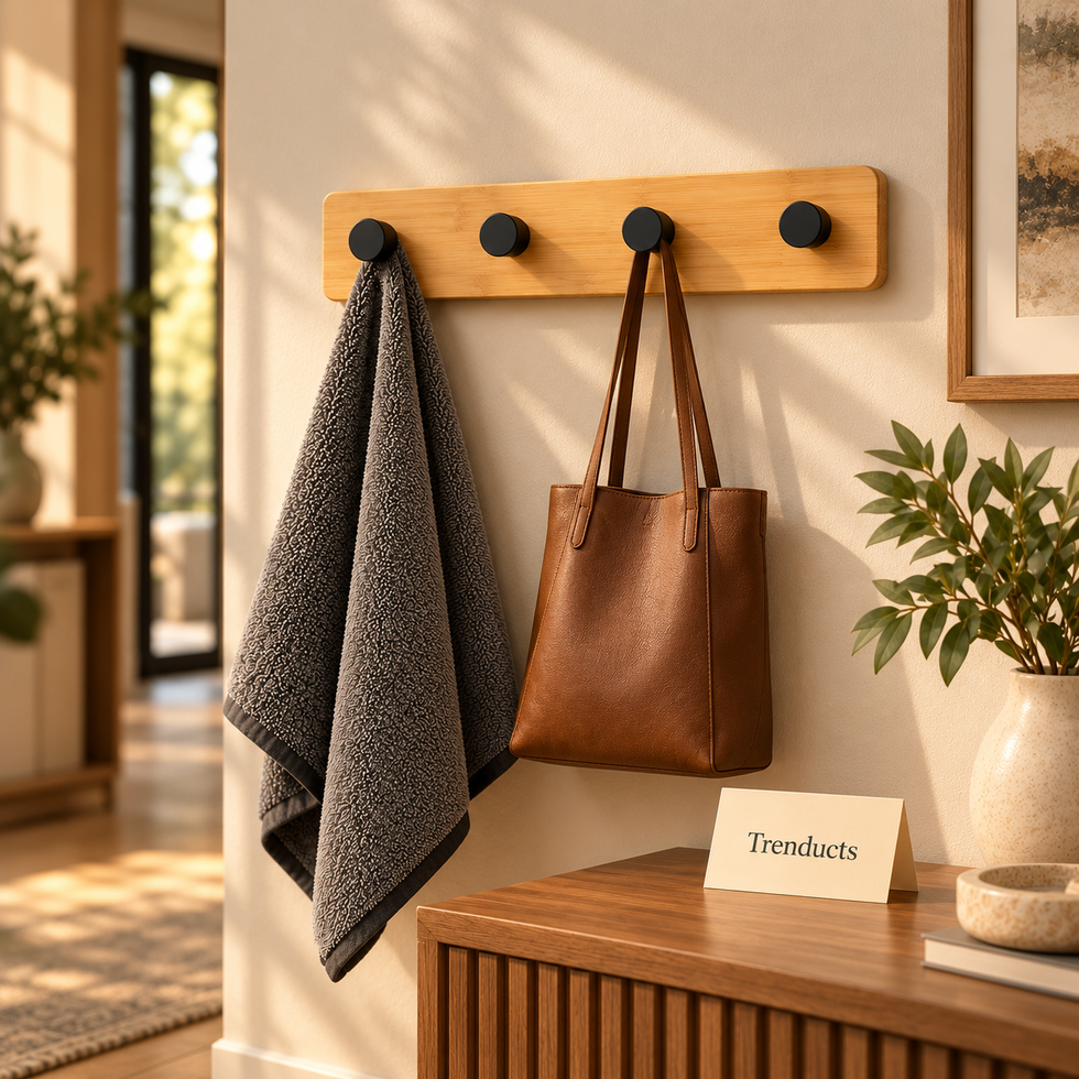 Premium Wooden Wall Hook Cloth Hanger