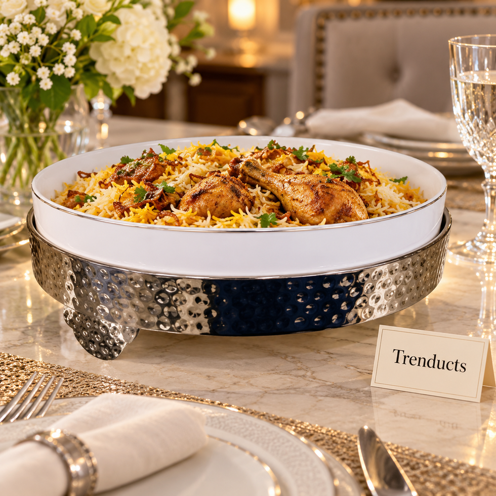 Brilliant Round Plate with Stand