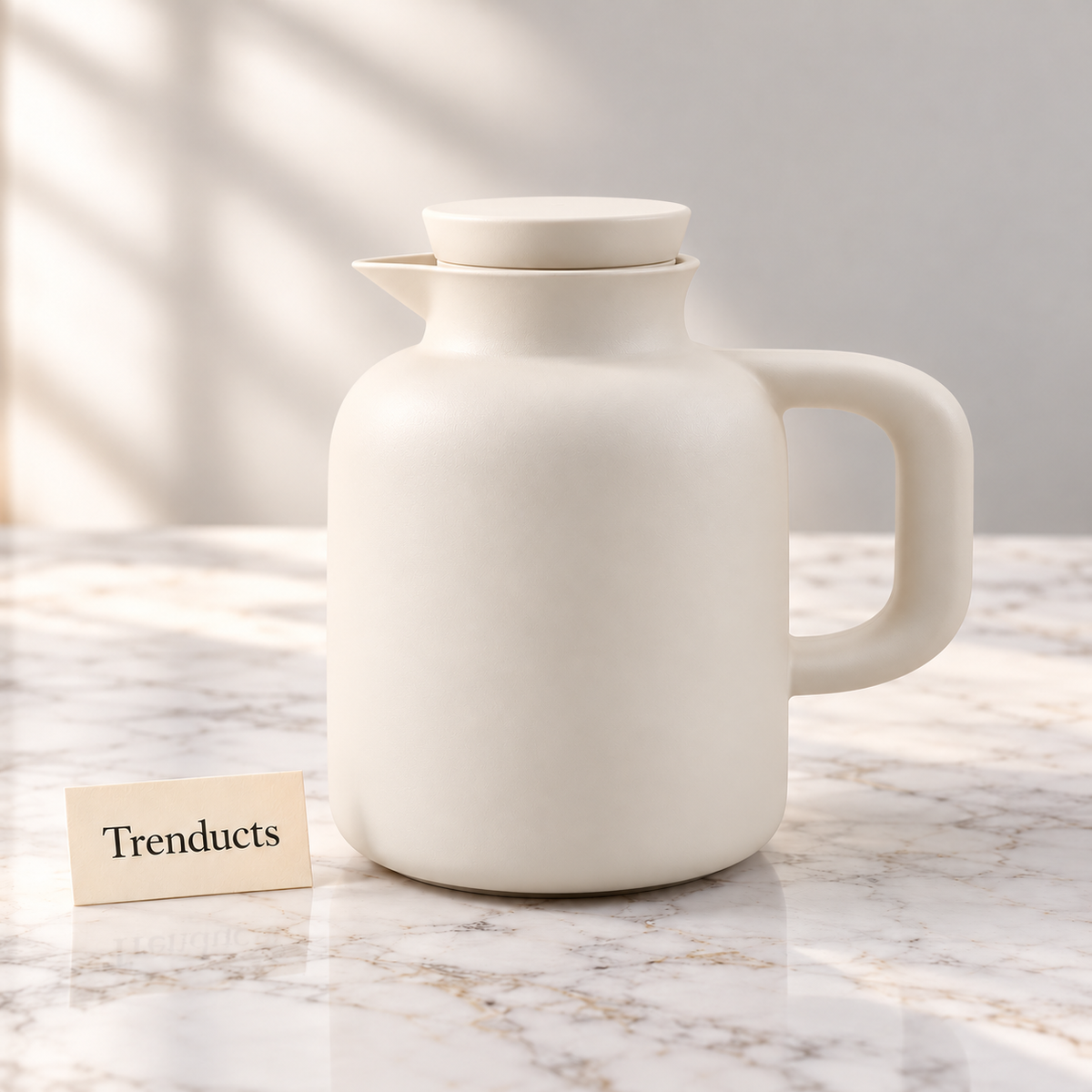 Danny Home Glass Lined Vacuum Jug 1L - Cap Lid
