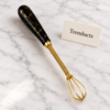 Mini Coffee Beater - Marble Handle Hand Whisk (Random)