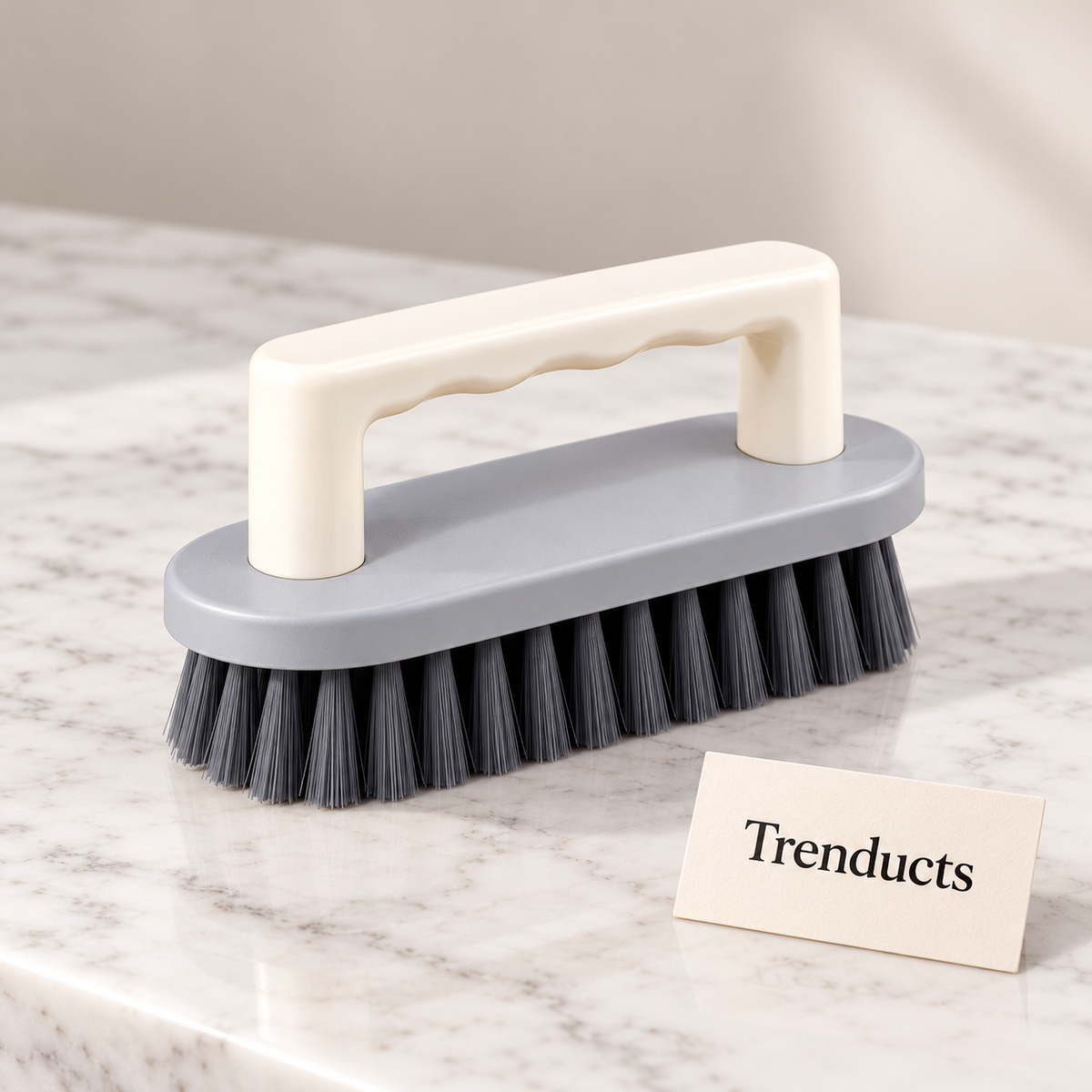 Handheld Scrub Brush - D Handle Kitchen & Bathroom Cleaner (Random)
