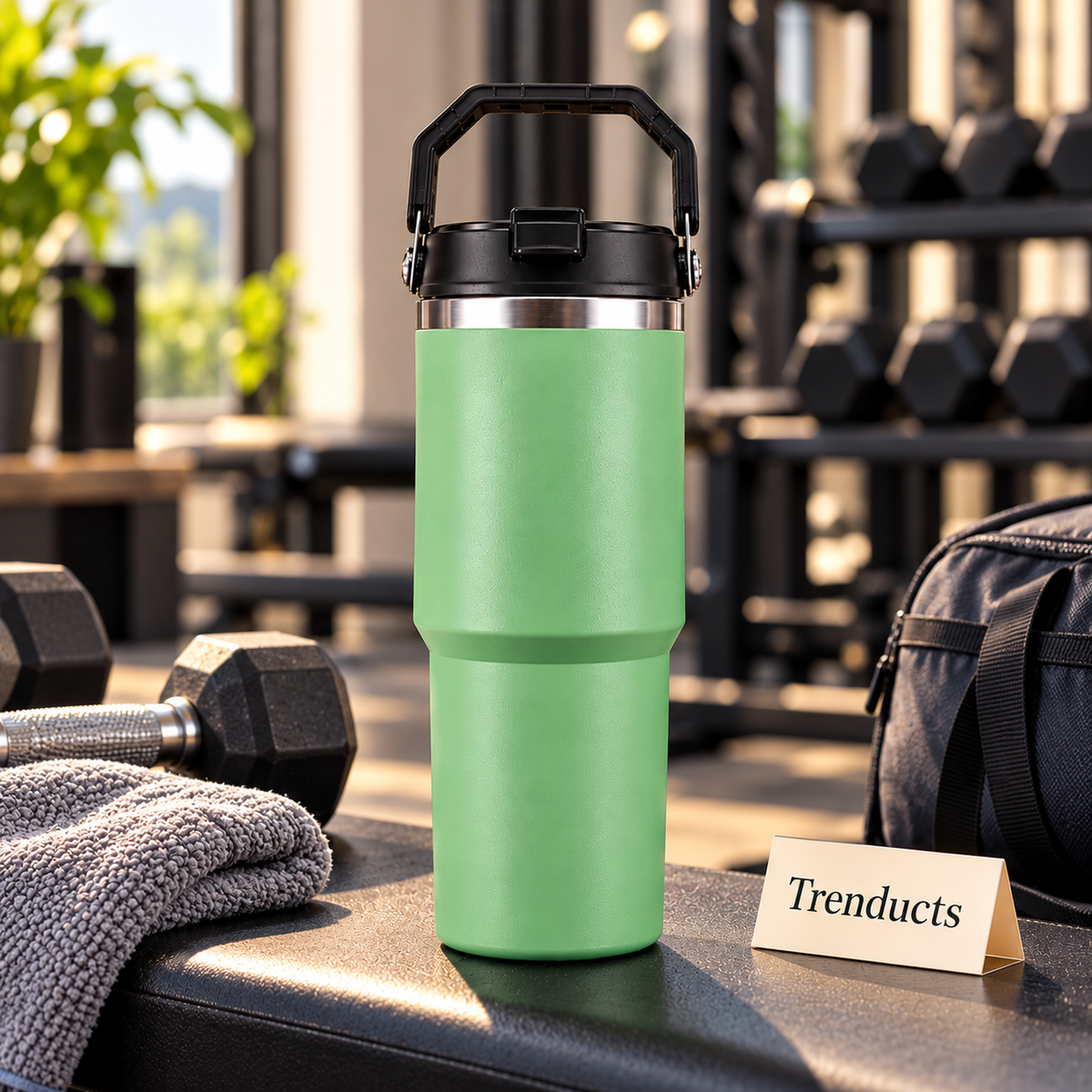 Thermos Cup 30oz - Vacuum Tumbler with Flip Lid, 890 ml