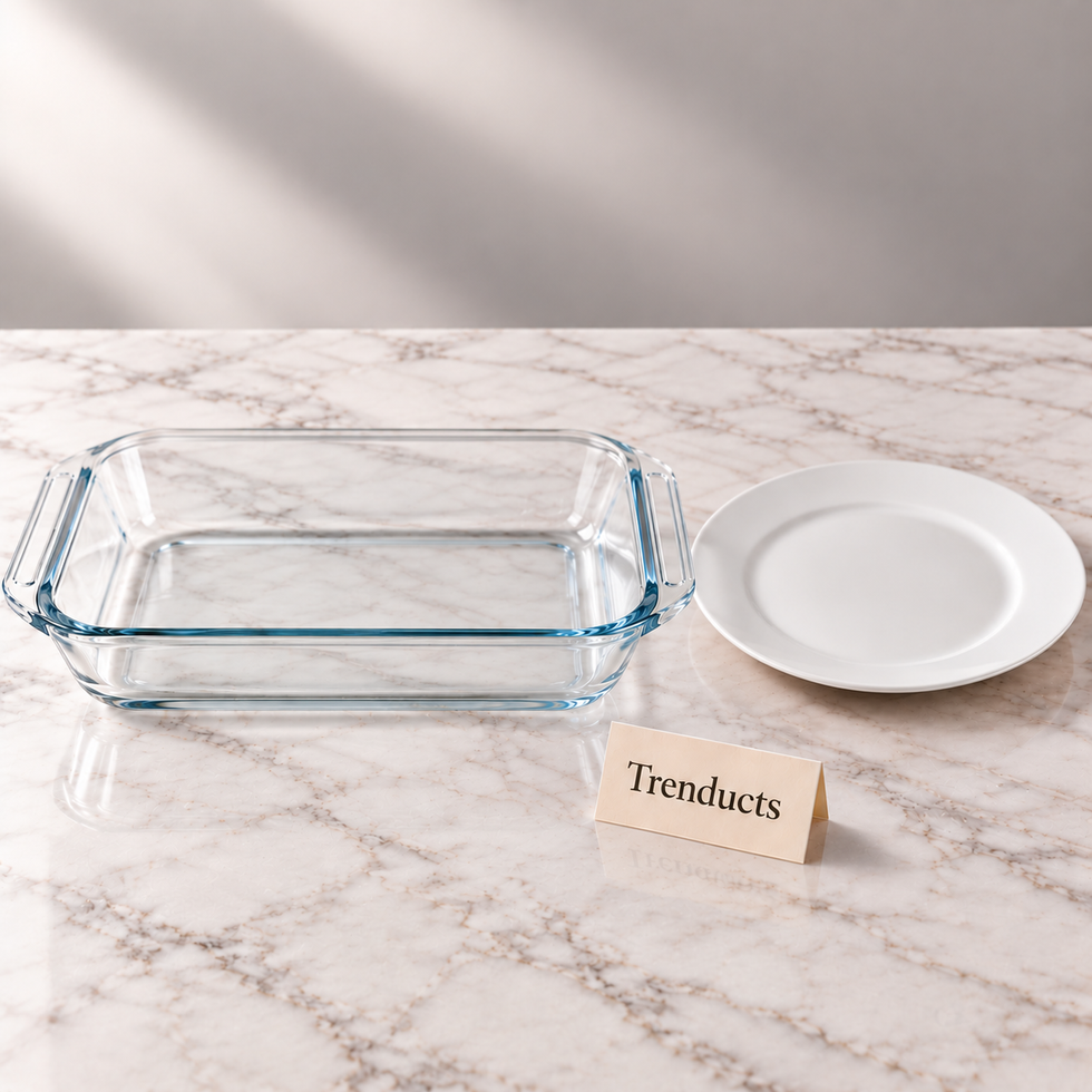 Danny Home Glass Baking Pan - Rectangular with Handles