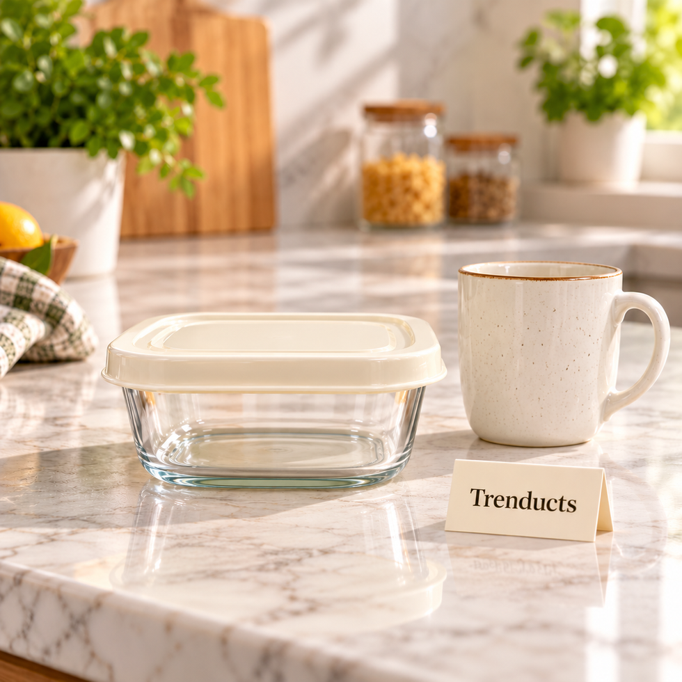Glass Food Containers with Lids - Stackable Meal Prep 4 Boxes Set