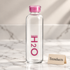 Danny Home H2O Glass Drinks Bottle 750ml - Colour Cap