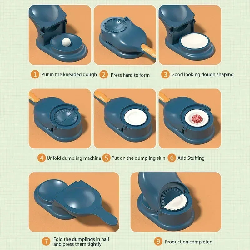 2 in 1 Dumpling Maker for Easy Cooking