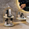 2 Tier Cosmetic Storage Rack with Elegant Design - Clarify.pk