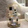 2 Tier Cosmetic Storage Rack with Elegant Design - Clarify.pk