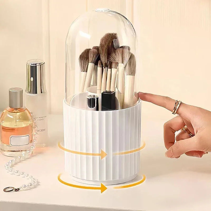 360 Degree Rotating Cosmetic Organizer for Brushes