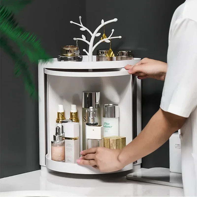 360 degree Rotating Bathroom Organizer - Space Saving Rack
