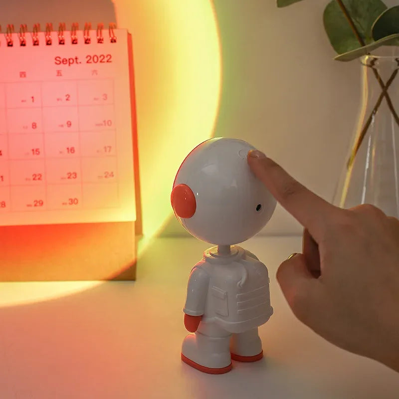Astronaut Starry Sunset Lamp for Cozy Decor - Clarify.pk