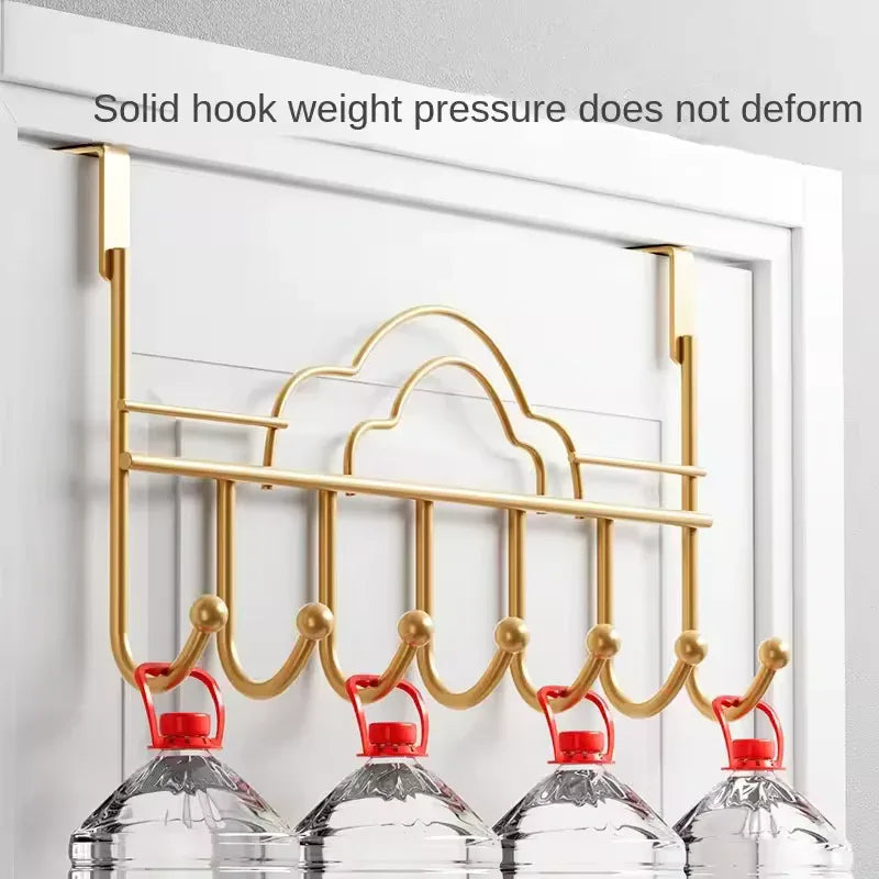 Gold Over-the-Door Hooks Behind Door Hooks for Clothes - Clarify.pk