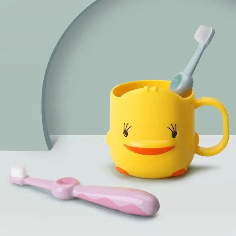 Cute Duck Toothbrush Cup - Fun Bathroom Accessory