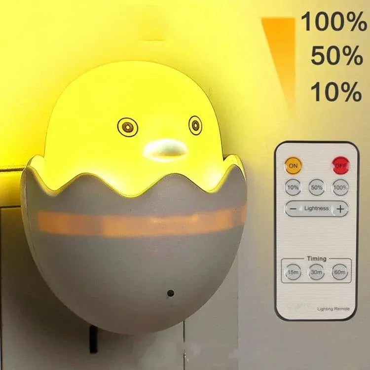 Egg Shell Night Lamp for Bedroom with Remote - Clarify.pk