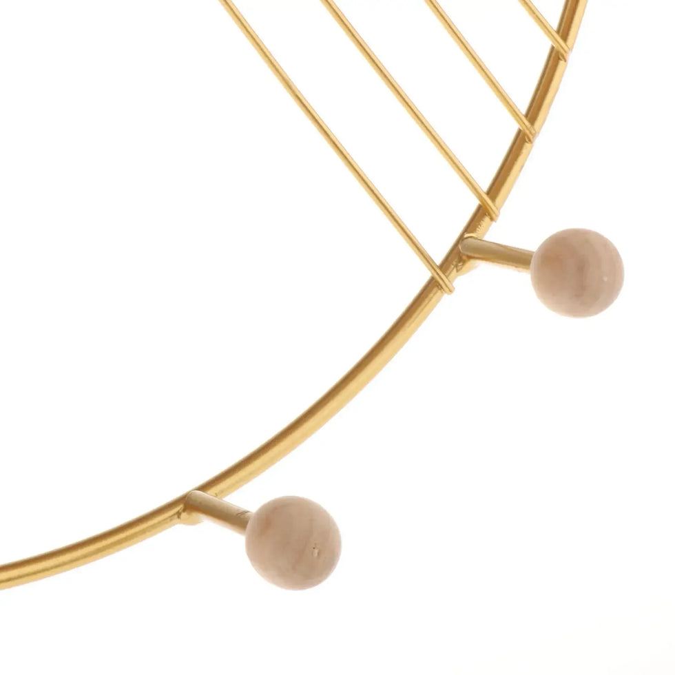 Floating Wall Shelf for Decor with Hooks