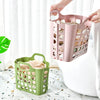 Foldable Plastic Laundry Basket with Handles