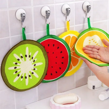 Pack of 4 Fruit Shape Microfiber Dishcloths Set - Clarify.pk