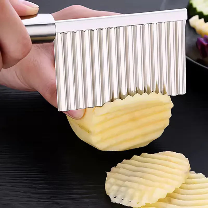Stainless Steel Wavy Potato Cutter Tool
