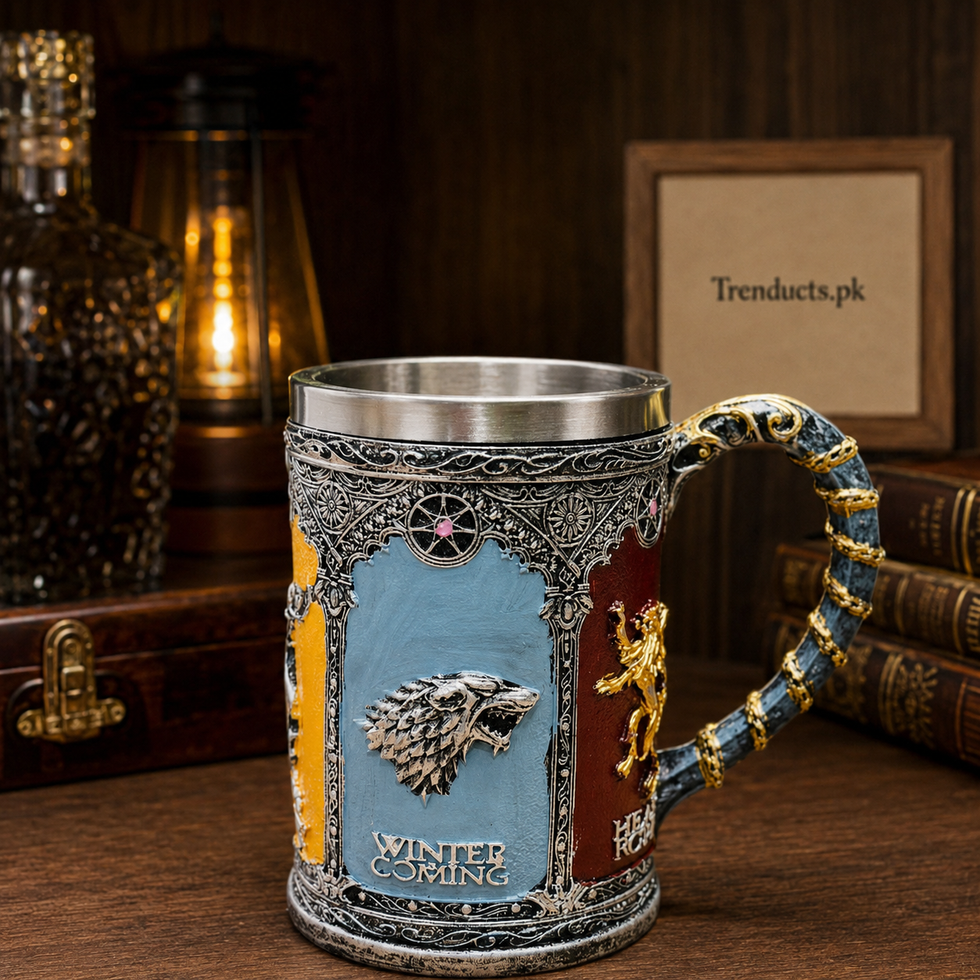 500ml Viking-Inspired Mug with Medieval Crests