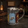 500ml Viking-Inspired Mug with Medieval Crests