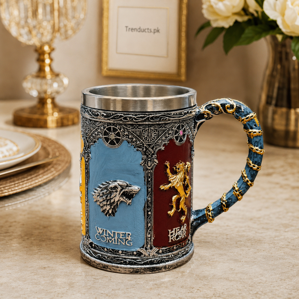 500ml Viking-Inspired Mug with Medieval Crests