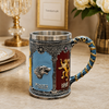 500ml Viking-Inspired Mug with Medieval Crests