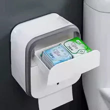 Wall Mounted Bathroom Organizer with Storage Holder - Clarify.pk