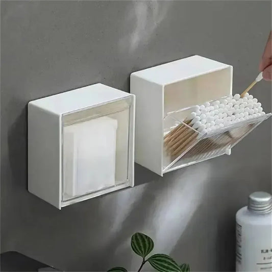 Wall Mounted Bathroom Storage Box - Compact & Stylish - Clarify.pk