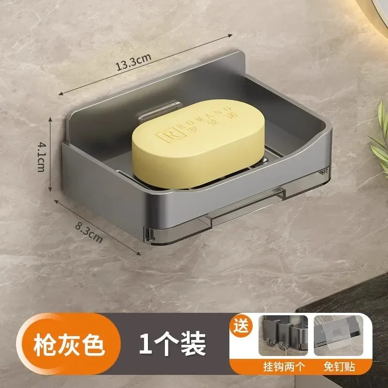 Durable & Stylish Wall Mounted Soap Holder - Clarify.pk