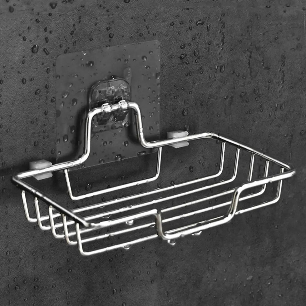 Wall Mounted Soap Holder - Stainless Steel Rack
