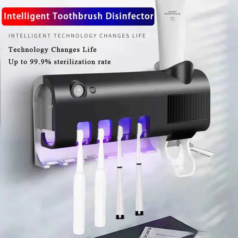 Wall-Mounted Toothbrush Organizer with Smart Design - Clarify.pk