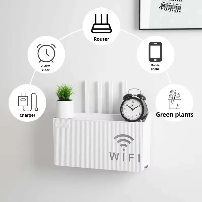 Wall Mounted WiFi Router Box - Durable & Stylish - Clarify.pk