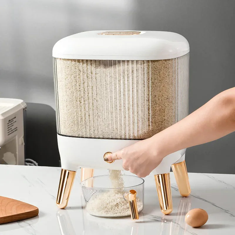 Automatic Grain Dispenser for Kitchen - 10kg Premium Dispenser