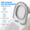 Washable Toilet Seat Cover for Easy Cleaning and Comfortable Stretching - Clarify.pk