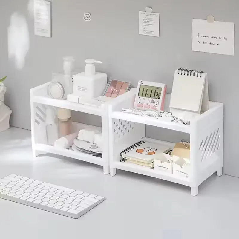 Double Layer Desk Organizer for Home