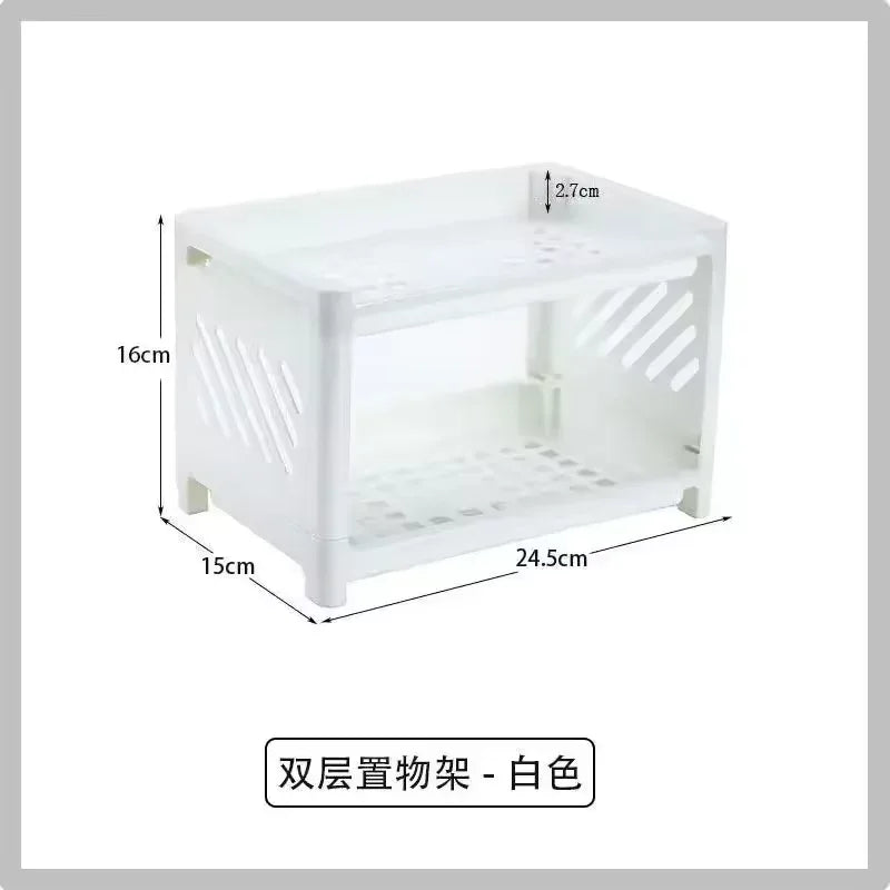 Double Layer Desk Organizer for Home