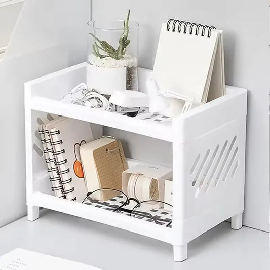 Double Layer Desk Organizer for Home - Clarify.pk