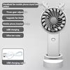 Mini Fan with Phone Stand - Portable & Cute - Clarify.pk