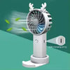 Mini Fan with Phone Stand - Portable & Cute - Clarify.pk